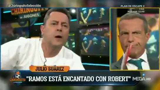 Tomás Roncero estalla contra Cristóbal Soria: "¡Tú celebraste el fallo de Joaquín con la Selección!" Tomás Roncero estalla contra Cristóbal Soria: "¡Tú celebraste el fallo de Joaquín con la Selección!"