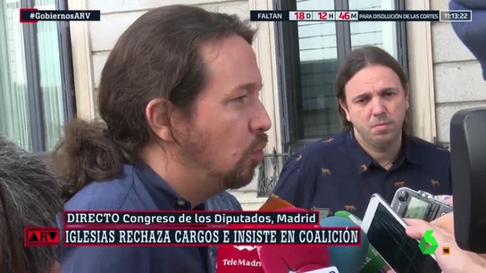 El líder de Unidas Podemos, Pablo Iglesias El líder de Unidas Podemos, Pablo Iglesias