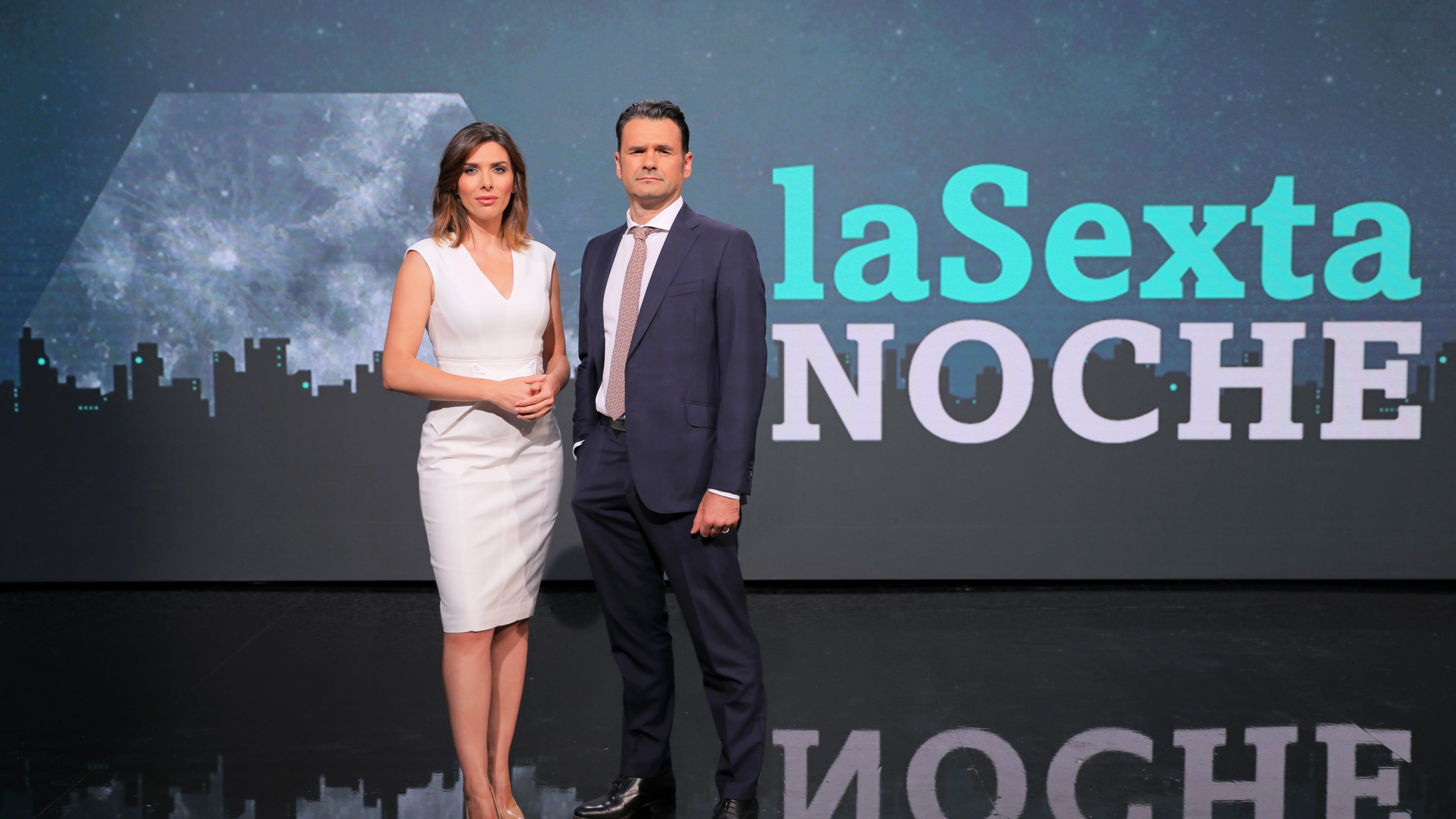 Verónica Sanz e Iñaki López, en laSexta Noche