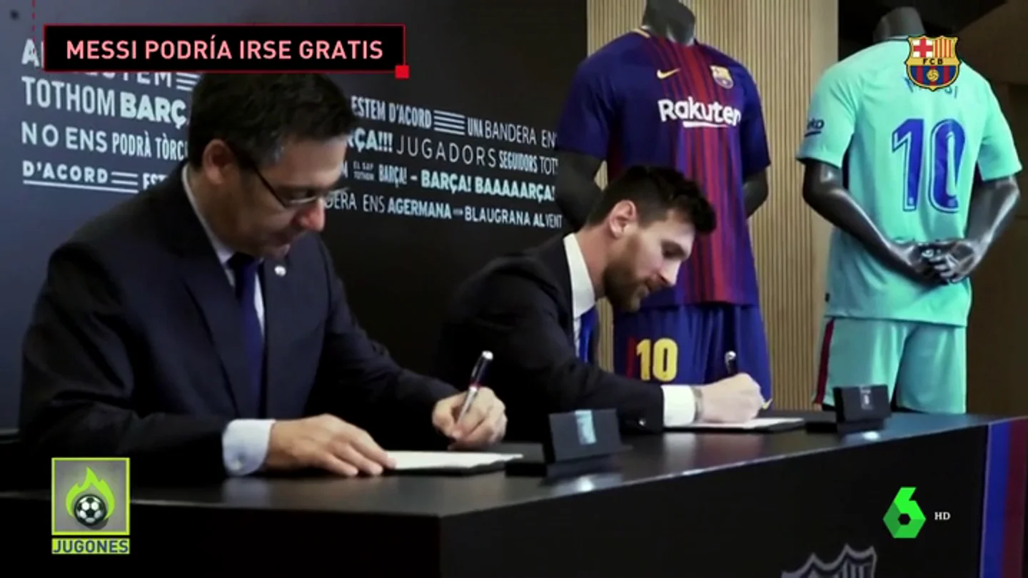 Messi puede marcharse gratis cuando quiera Messi puede marcharse gratis cuando quiera