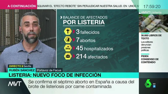 Rubén Sánchez: "La Junta de Andalucía ha lanzado mentiras temerarias sobre la listeriosis" Rubén Sánchez: "La Junta de Andalucía ha lanzado mentiras temerarias sobre la listeriosis"