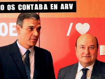 Imagen de Pedro Sánchez junto a Andoni Ortúzar Imagen de Pedro Sánchez junto a Andoni Ortúzar