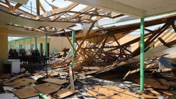Destrucción por el huracán Dorian en Bahamas