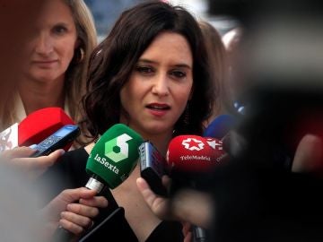 Isabel Díaz Ayuso ante los medios Isabel Díaz Ayuso ante los medios