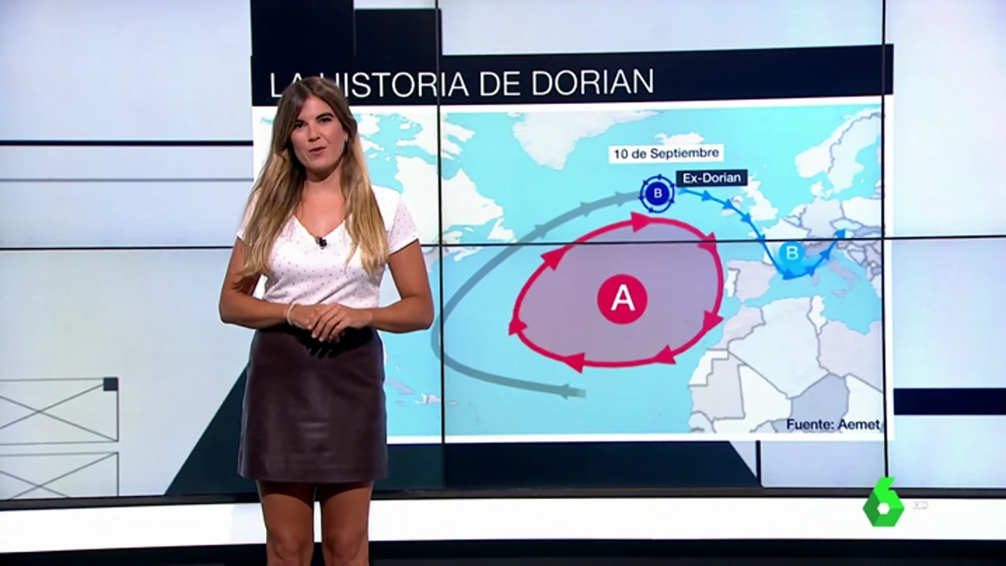 Avance del huracán Dorian Avance del huracán Dorian