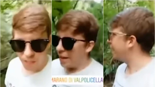 Imágenes del último vídeo que publicó Gabriele Puccia en su Instagram antes de morir. Imágenes del último vídeo que publicó Gabriele Puccia en su Instagram antes de morir.