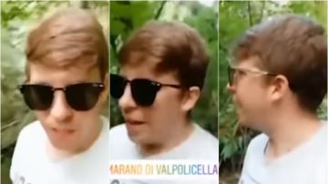 Imágenes del último vídeo que publicó Gabriele Puccia en su Instagram antes de morir.