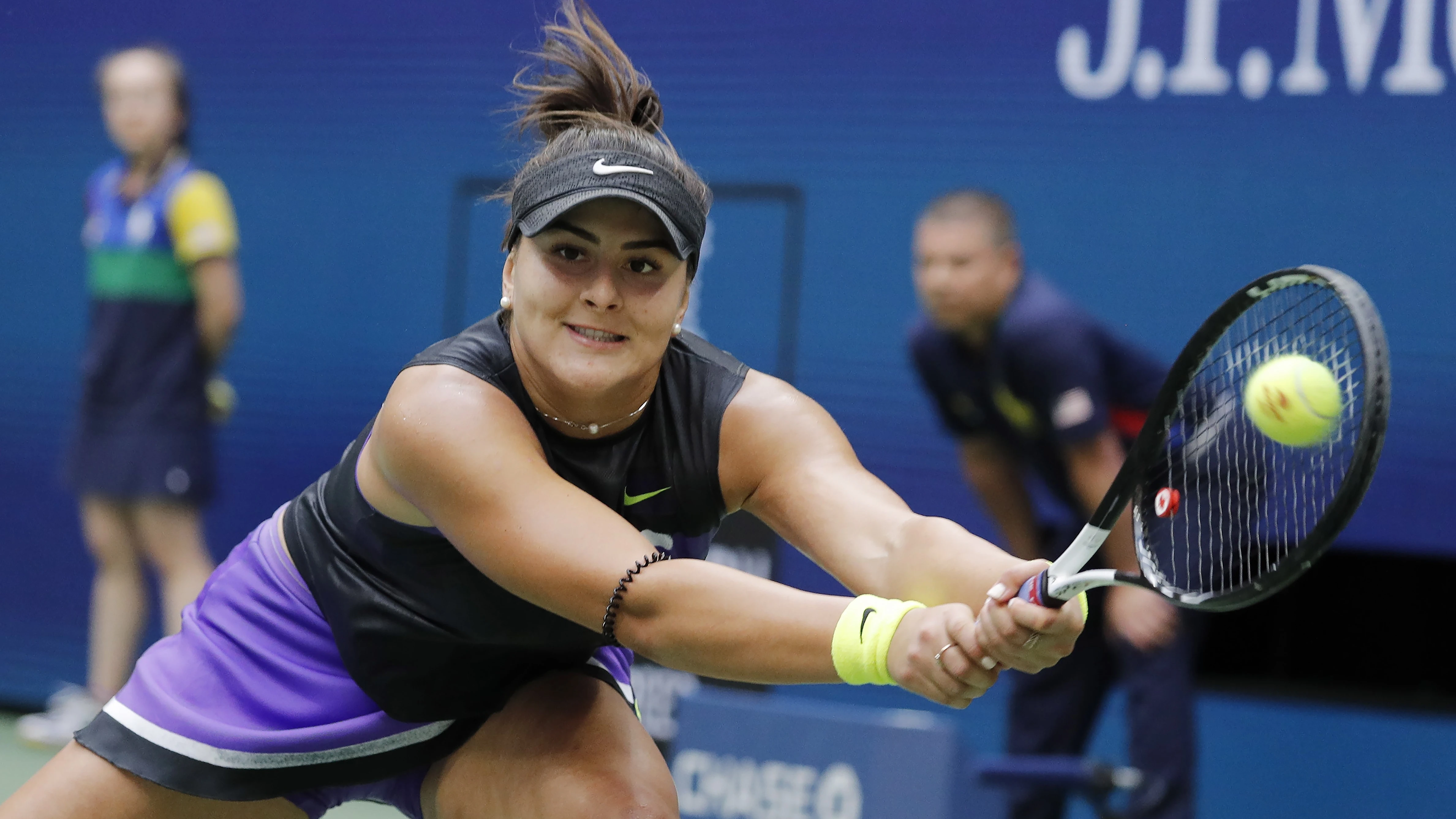  Bianca Andreescu, en el partido contra Serena Williams 