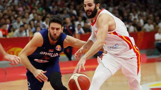 Ricky Rubio durante el partido Ricky Rubio durante el partido