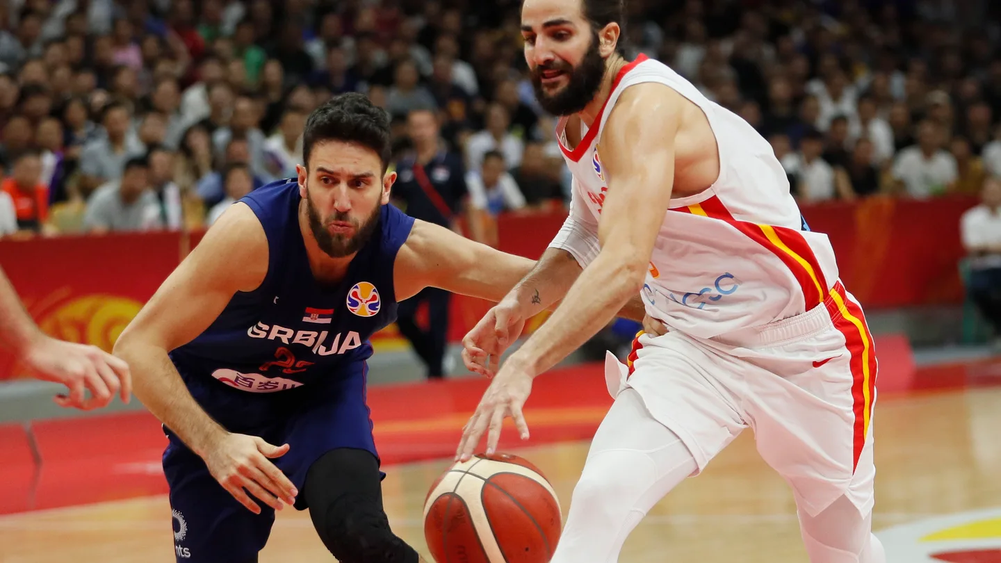 Ricky Rubio durante el partido Ricky Rubio durante el partido