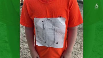 Un niño sufre acoso en el colegio por dibujar la camiseta de su equipo favorito