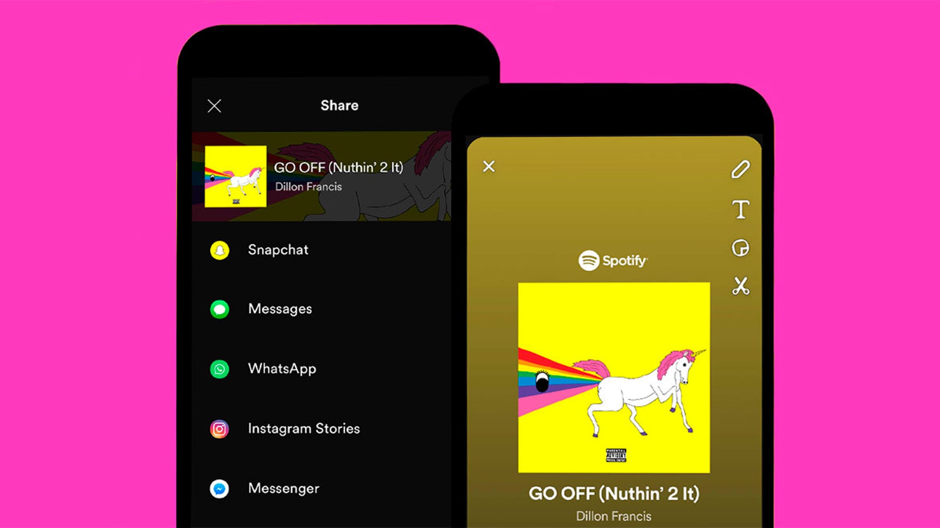 Compartiendo contenidos en Snapchat