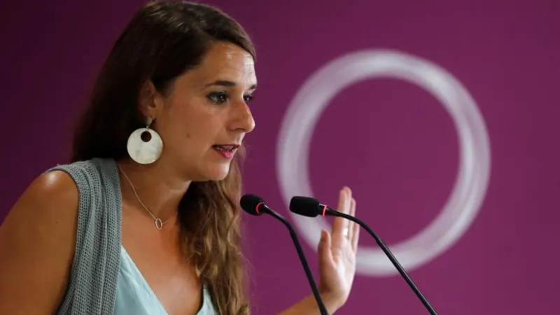 La portavoz de Podemos, Noelia Vera
