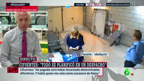 Inda, sobre Cifuentes: "Vive en otra realidad o es una cínica que nos toma el pelo a los demás" Inda, sobre Cifuentes: "Vive en otra realidad o es una cínica que nos toma el pelo a los demás"