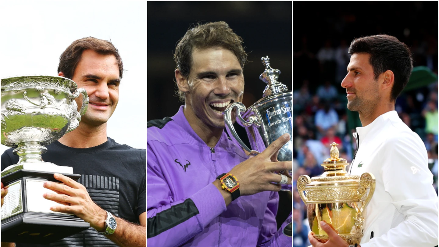 Roger Federer, Rafa Nadal y Novak Djokovic Roger Federer, Rafa Nadal y Novak Djokovic