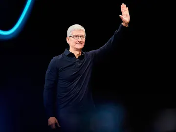 Tim Cook en la Keynote del WWDC 2019 Tim Cook en la Keynote del WWDC 2019