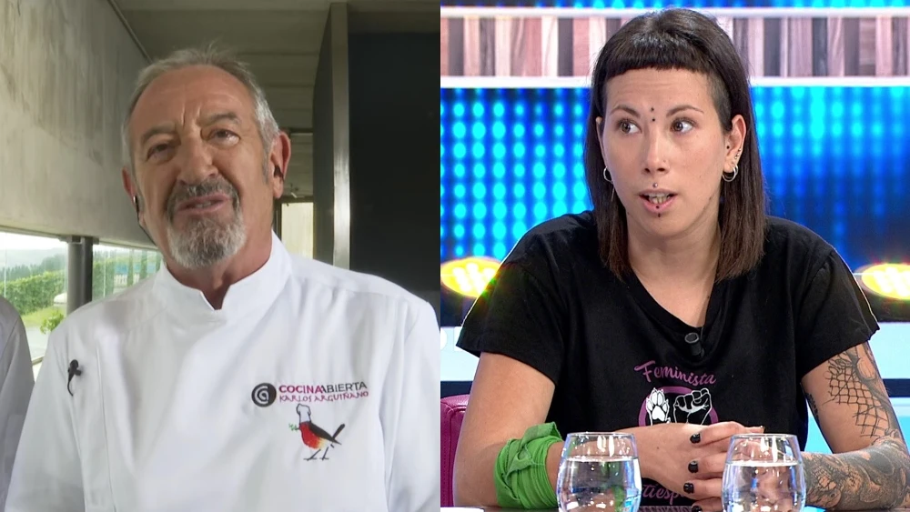 Karlos Arguiñano y Fanny, de 'Almas Veganas'