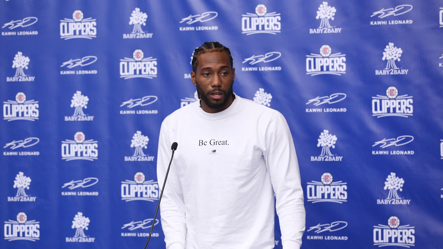 Kawhi Leonard, jugador de Los Ángeles Clippers Kawhi Leonard, jugador de Los Ángeles Clippers