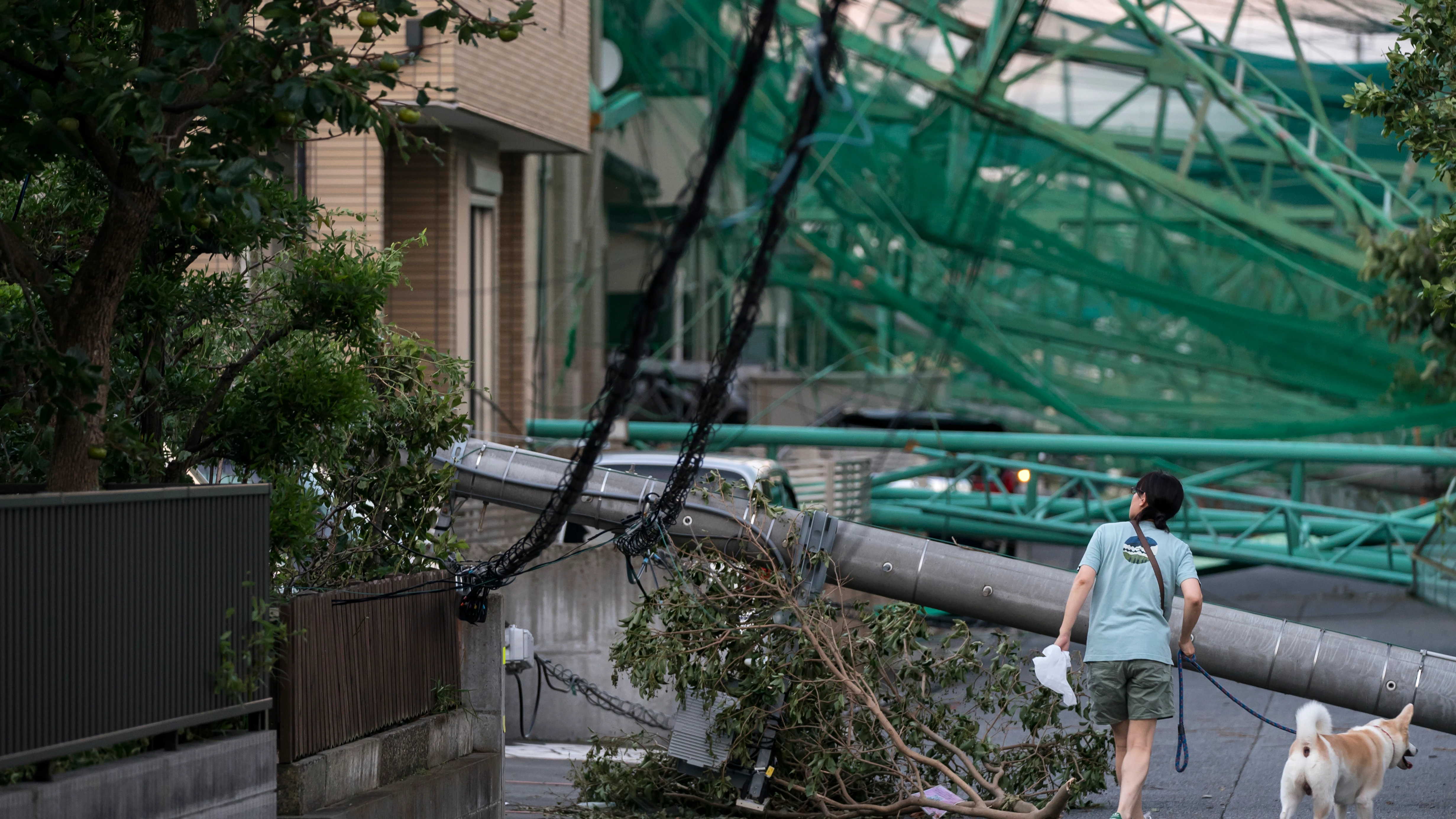 El tifón Faxai causa estragos en Japón