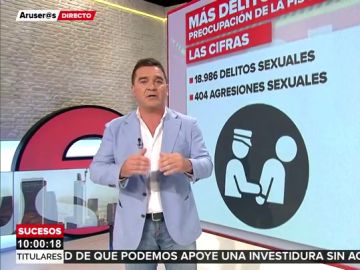 Carlos Quilez analiza los datos sobre delitos sexuales Carlos Quilez analiza los datos sobre delitos sexuales