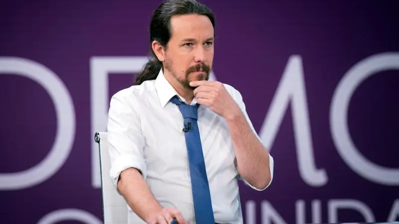 El líder de Podemos, Pablo Iglesias