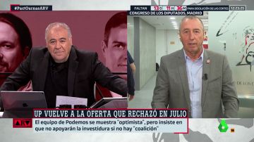 Joan Baldoví: "Si hay elecciones y la derecha suma, siendo Sánchez no sabría dónde esconderme"