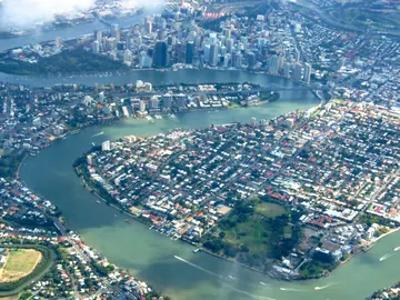 Vista aérea de Brisbane Vista aérea de Brisbane