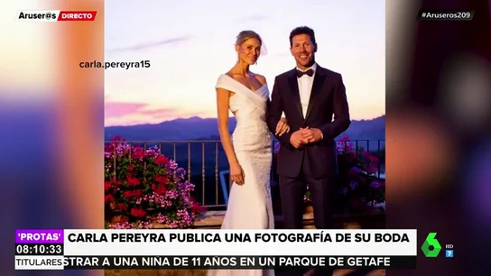 Imagen de la boda de Carla Pereyra y Diego Simeone Imagen de la boda de Carla Pereyra y Diego Simeone