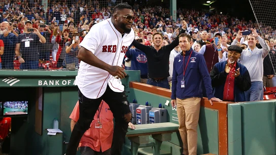 David 'Big Papi' Ortiz, apareciendo en el estadio de los Red Sox David 'Big Papi' Ortiz, apareciendo en el estadio de los Red Sox