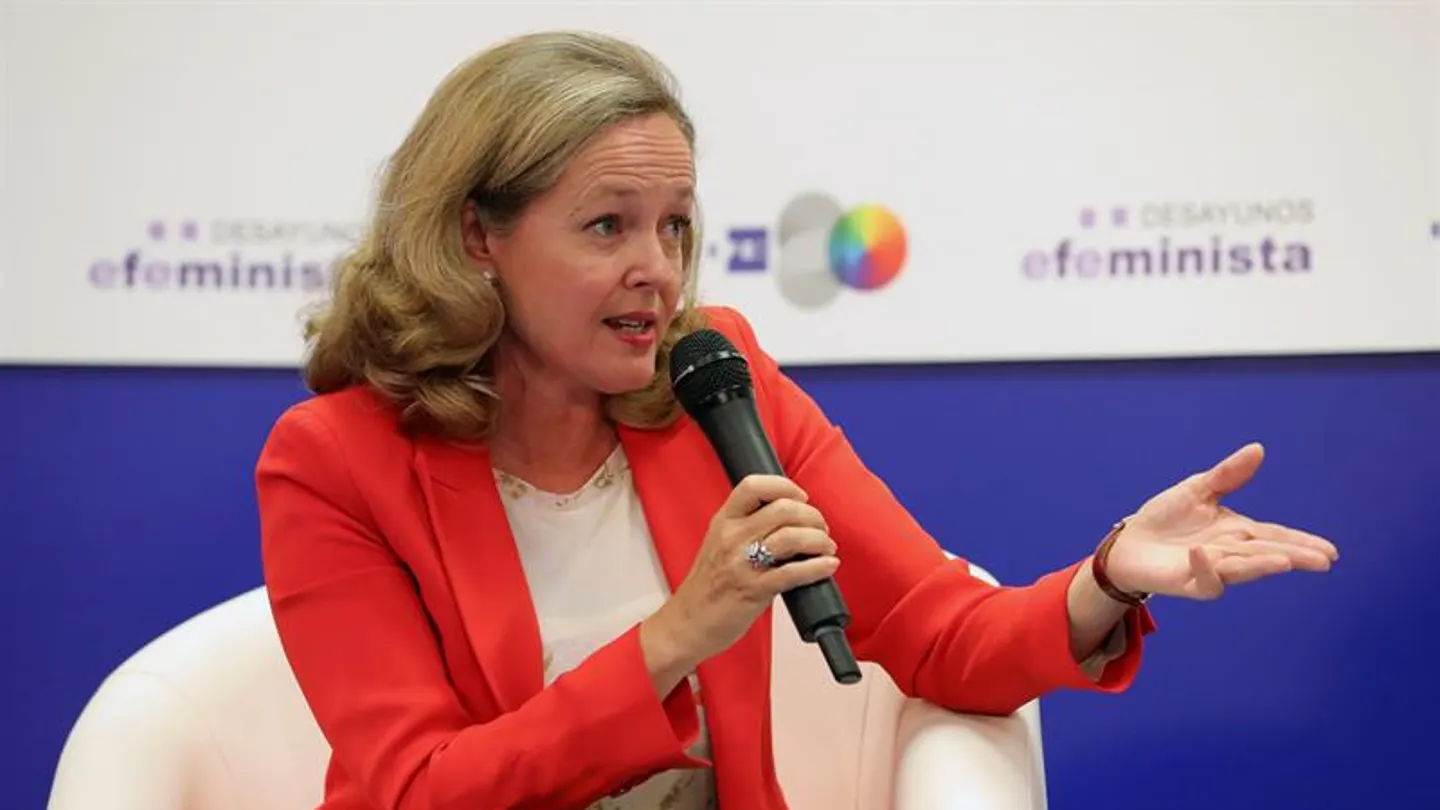 La ministra de Economía, Nadia Calviño La ministra de Economía, Nadia Calviño