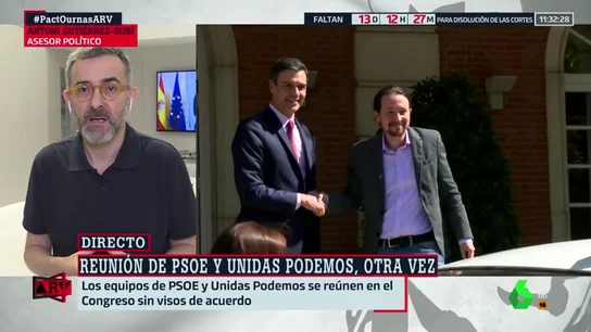 Antoni Guitiérrez-Rubí: "Si hay acuerdo entre PSOE y Unidas Podemos, empezará con desconfianzas y con fecha de caducidad" Antoni Guitiérrez-Rubí: "Si hay acuerdo entre PSOE y Unidas Podemos, empezará con desconfianzas y con fecha de caducidad"