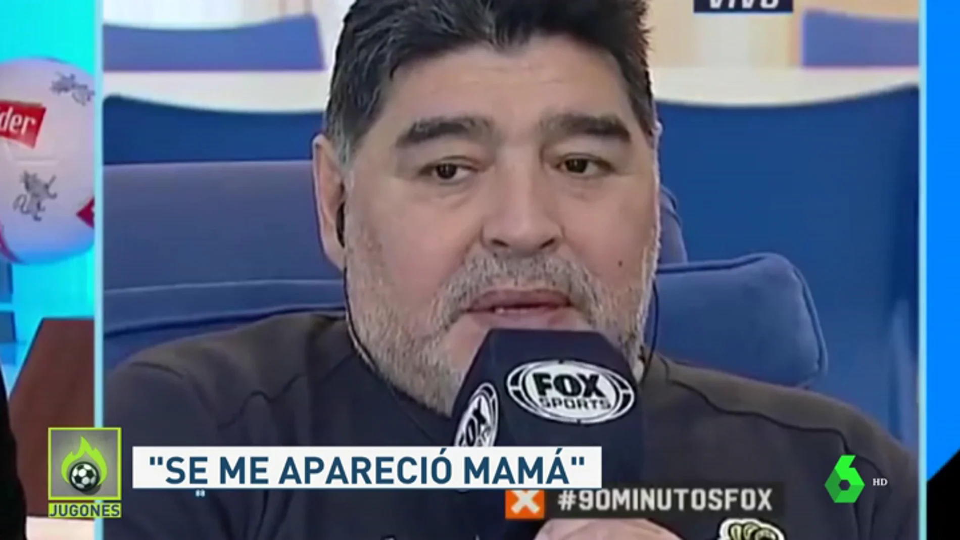 Maradona contesta a los que critican su forma de hablar: "Tenía el pecho cerrado"
