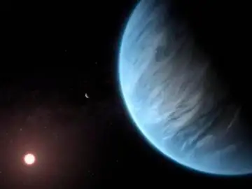 Encuentran por primera vez agua en un planeta potencialmente habitable Encuentran por primera vez agua en un planeta potencialmente habitable