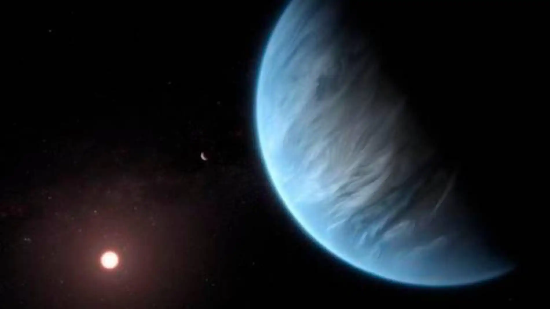 Encuentran por primera vez agua en un planeta potencialmente habitable