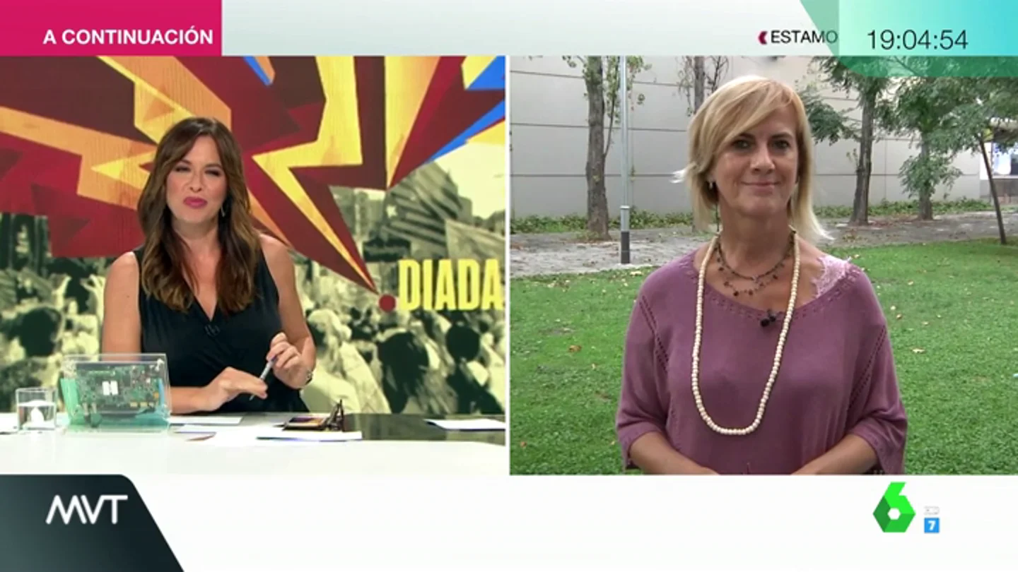 Gemma Nierga: "En la Diada se manifiestan para pedir la independencia, excluyentes son los actos institucionales de la Generalitat" Gemma Nierga: "En la Diada se manifiestan para pedir la independencia, excluyentes son los actos institucionales de la Generalitat"