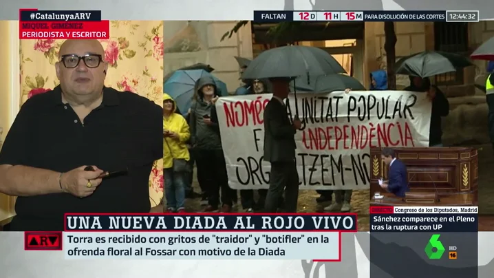 Miquel Goménez: "La Diada se ha convertido en un espectáculo al servicio del separatismo"