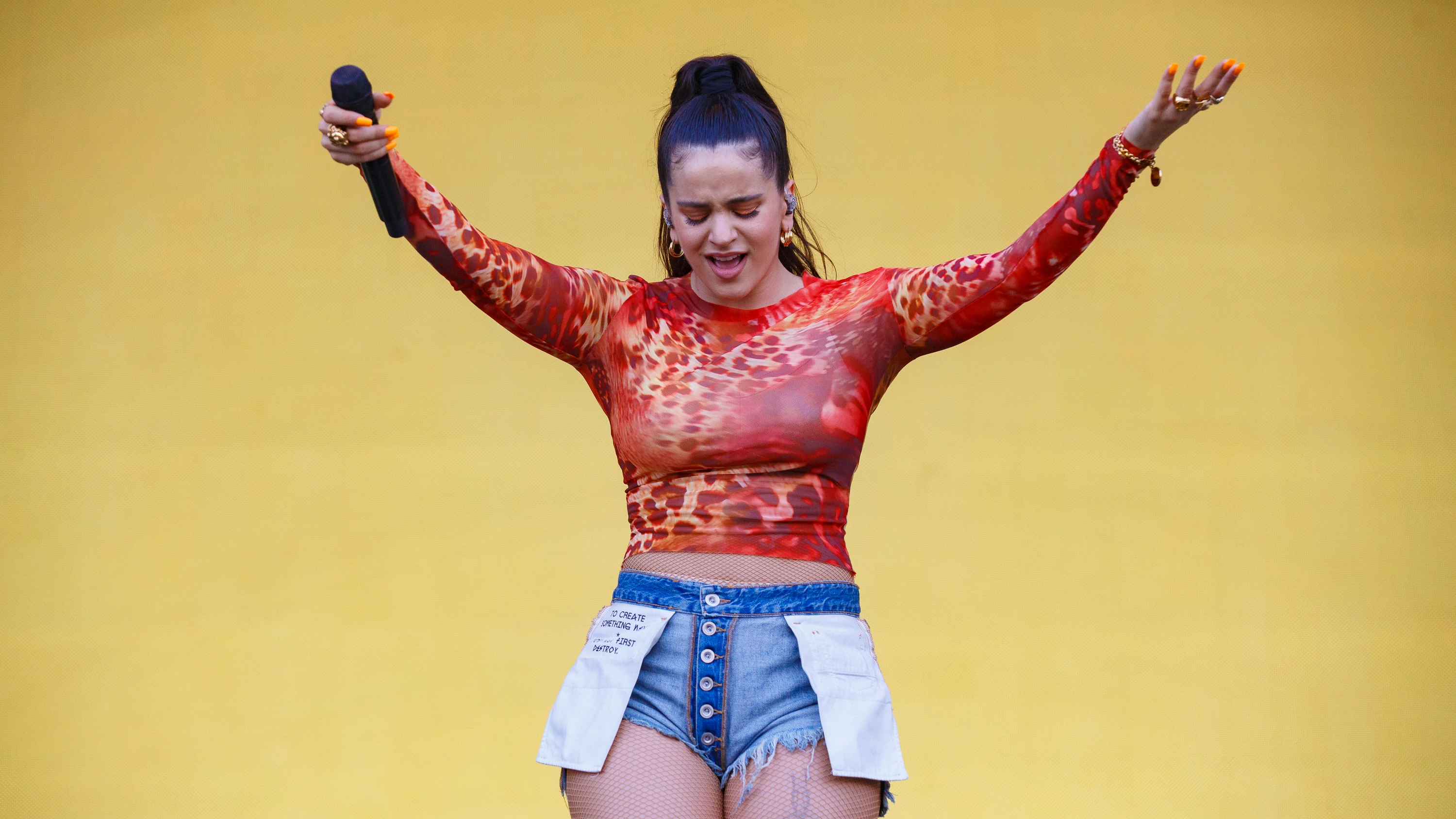 Rosalía en concierto