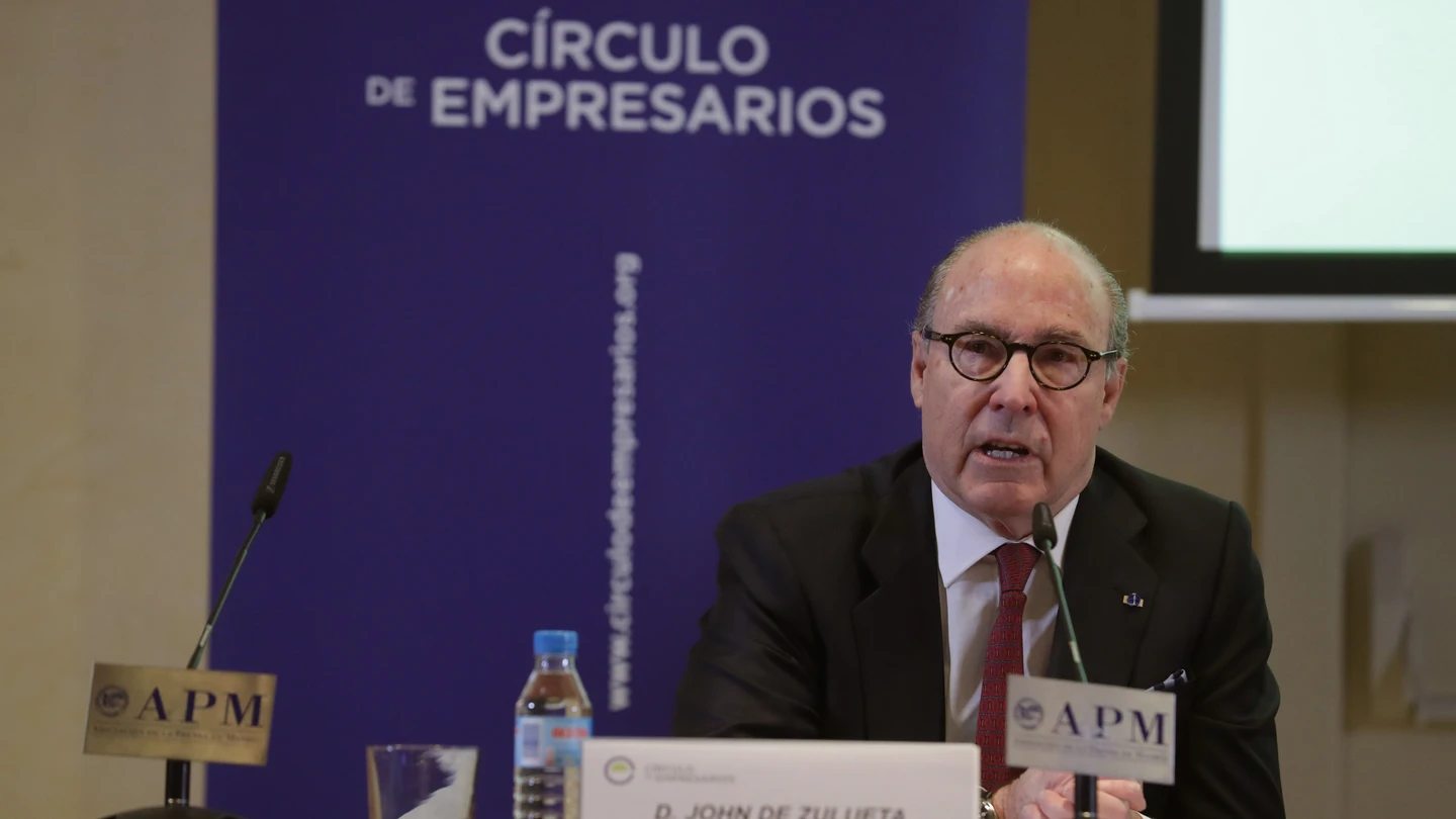 El presidente del Círculo de Empresarios, John de Zulueta. El presidente del Círculo de Empresarios, John de Zulueta.