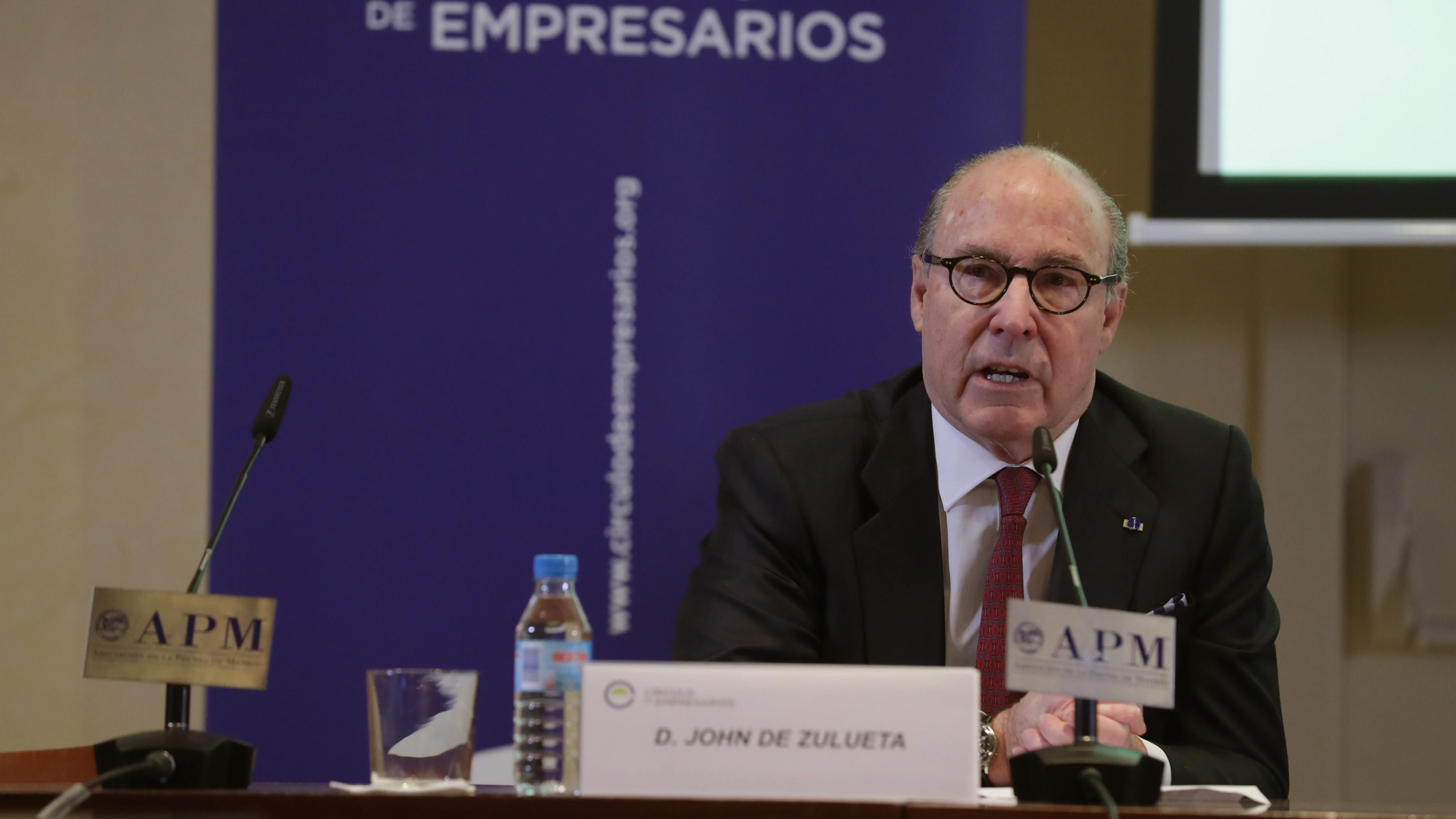 El presidente del Círculo de Empresarios, John de Zulueta.