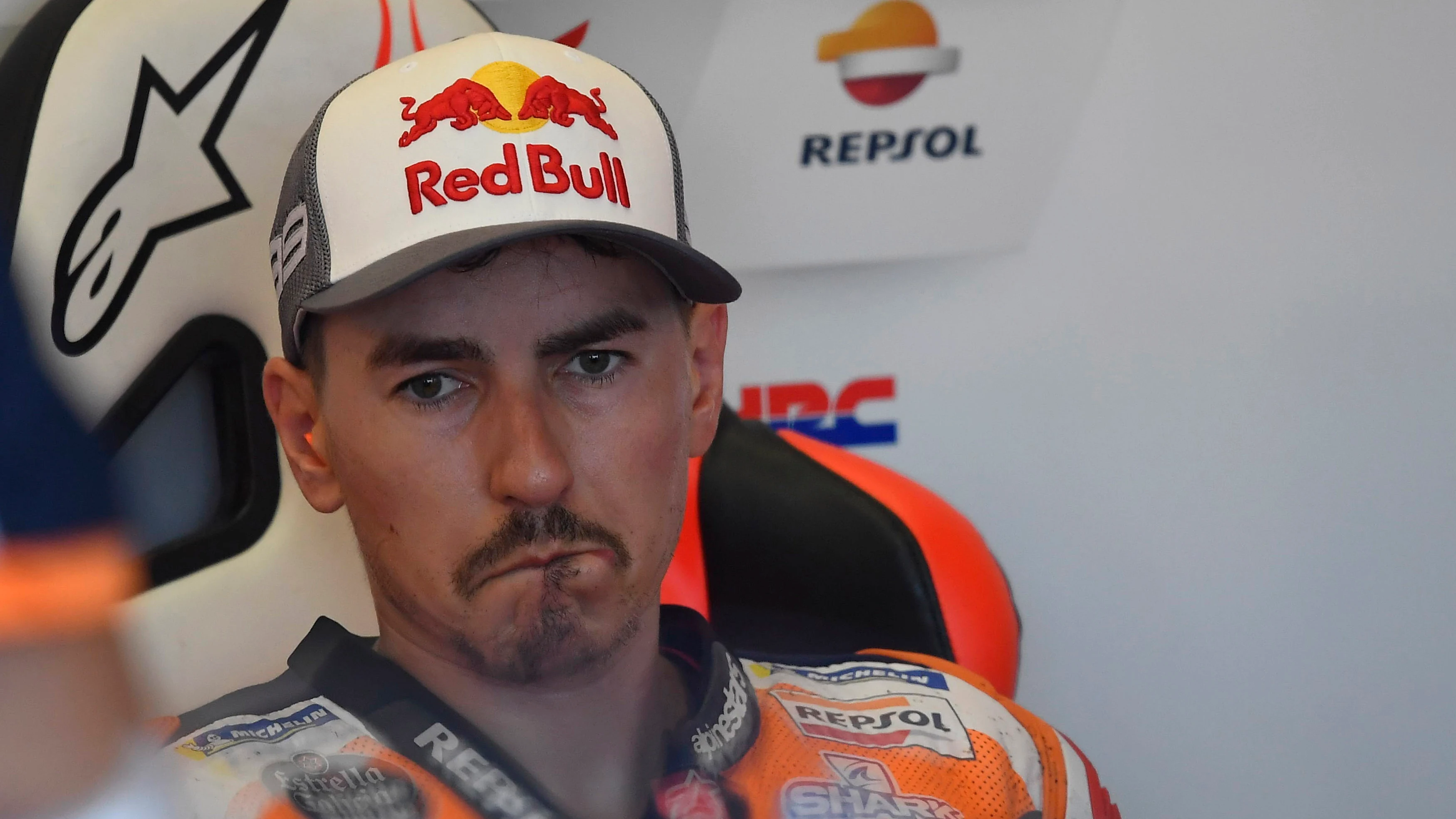 Jorge Lorenzo, durante una carrera