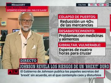 José María O'Kean, ante la posibilidad de un Brexit duro: "Los británicos se van a ir aprovisionando de comida, medicamentos y combustibles" José María O'Kean, ante la posibilidad de un Brexit duro: "Los británicos se van a ir aprovisionando de comida, medicamentos y combustibles"