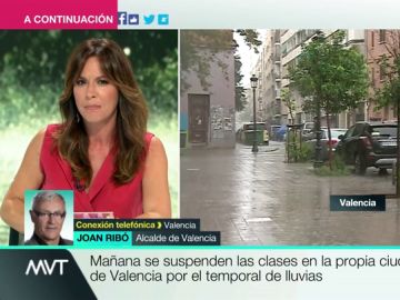 Joan Ribó: "El peligro de lluvias intensas sobre Valencia es muy grande" Joan Ribó: "El peligro de lluvias intensas sobre Valencia es muy grande"