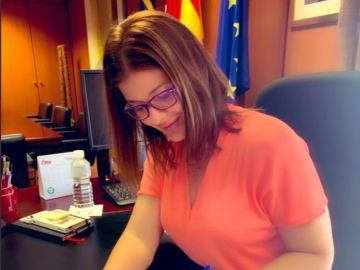 La alcaldesa de Móstoles, Noelia Posse. La alcaldesa de Móstoles, Noelia Posse.
