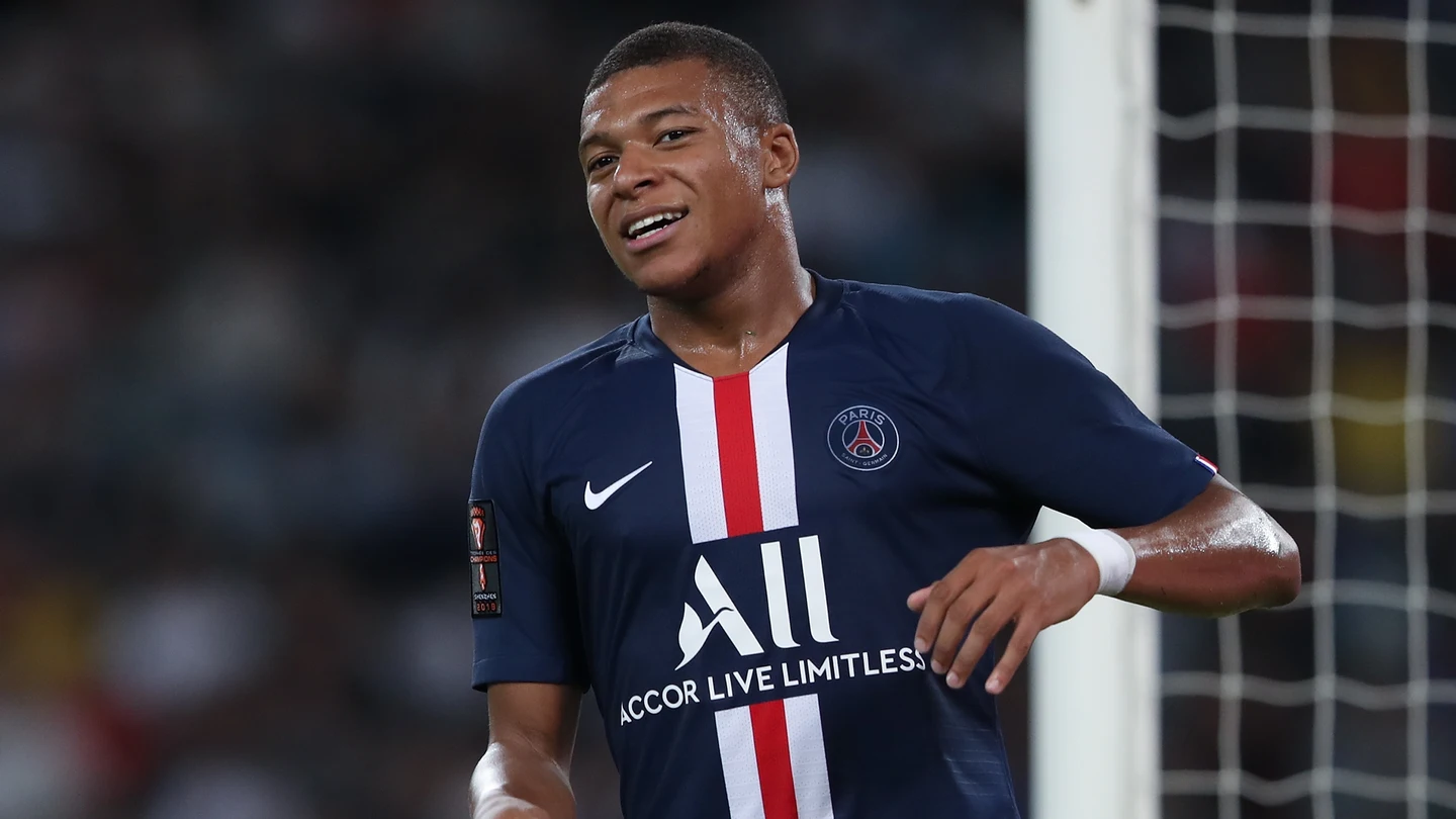 Mbappé, durante un partido con el PSG Mbappé, durante un partido con el PSG