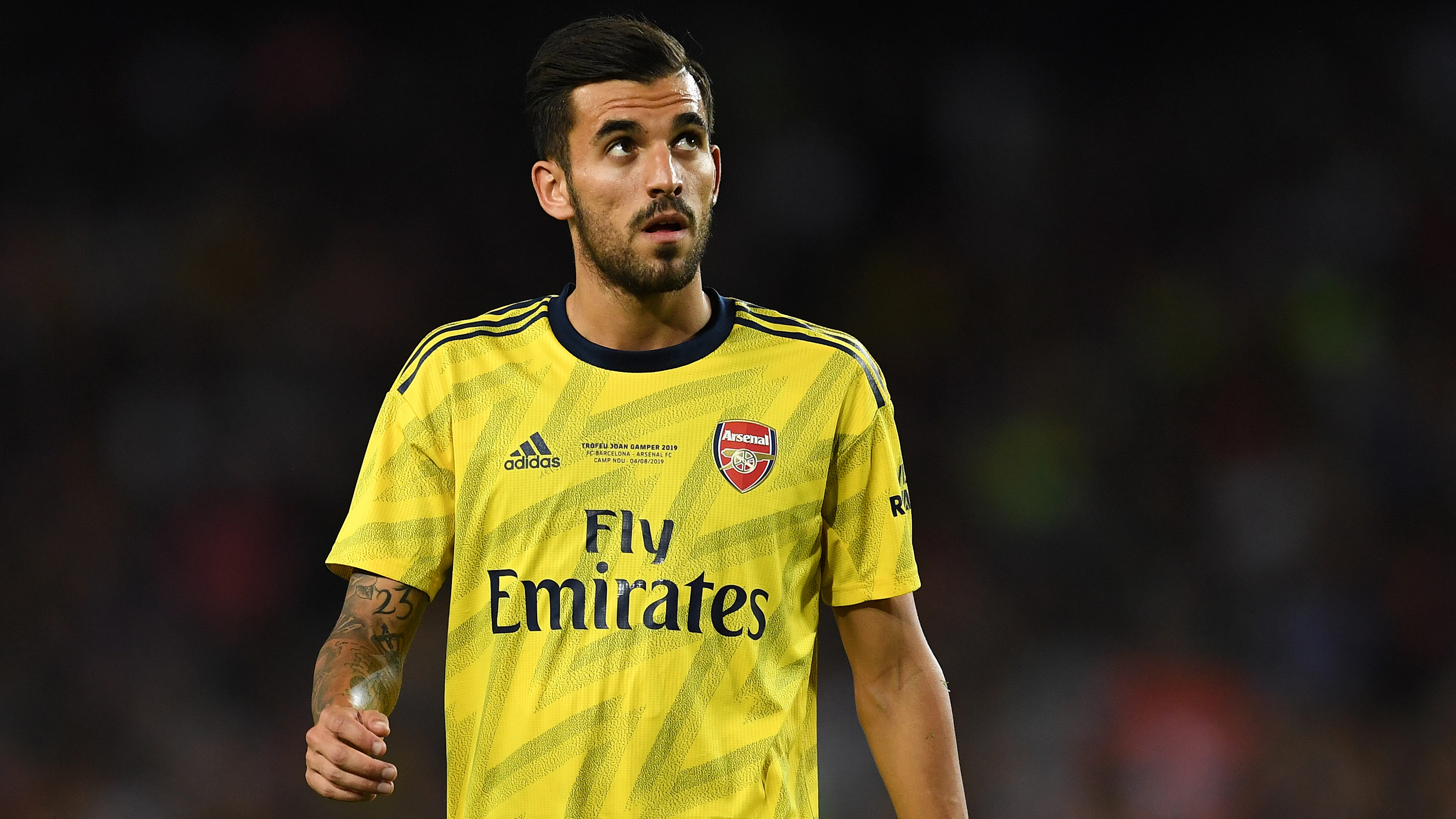 Dani Ceballos, con el Arsenal