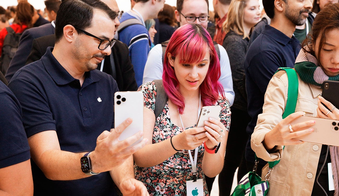 Probando el iPhone 11 Pro Max en Cupertino