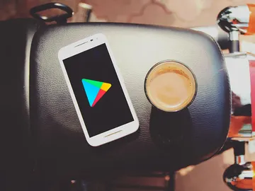Modo oscuro de Google Play Modo oscuro de Google Play