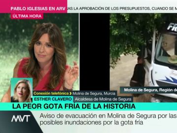 La alcaldesa de Molina de Segura pide "máxima prudencia y sentido común" ante el riesgo de desbordamiento del río La alcaldesa de Molina de Segura pide "máxima prudencia y sentido común" ante el riesgo de desbordamiento del río