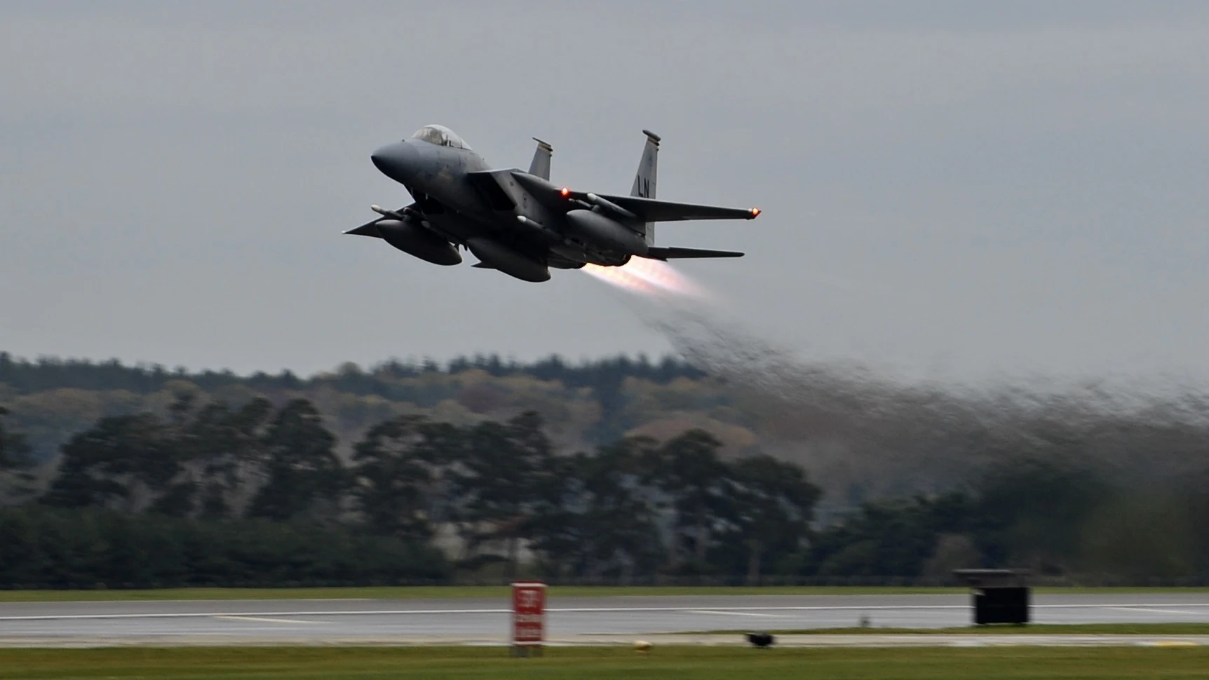 Un caza F-15