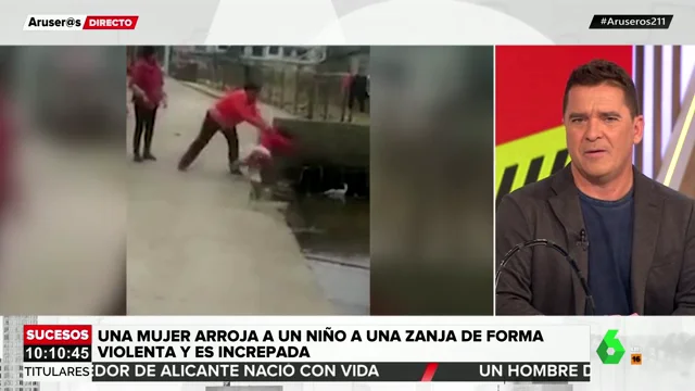 mujer zanjas